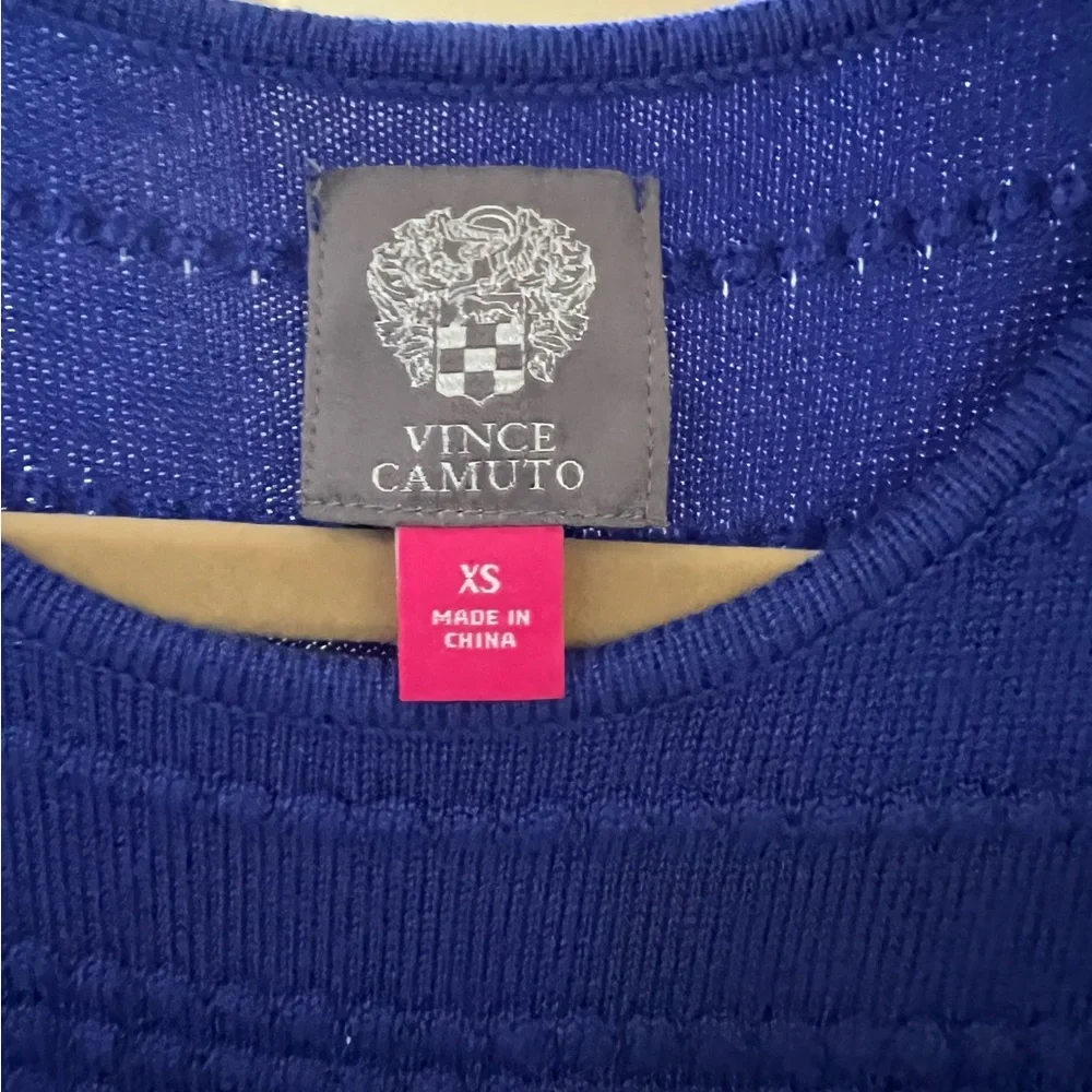 Blue Vince Camuto Dress. Size XS. - Picture 3 of 3